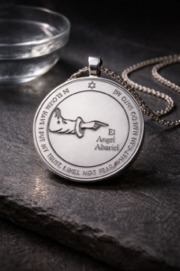 Second Pentacle of the Moon talisman in the Solomonic tradition, associated with safe travel, night protection, and protection from dangers by water.