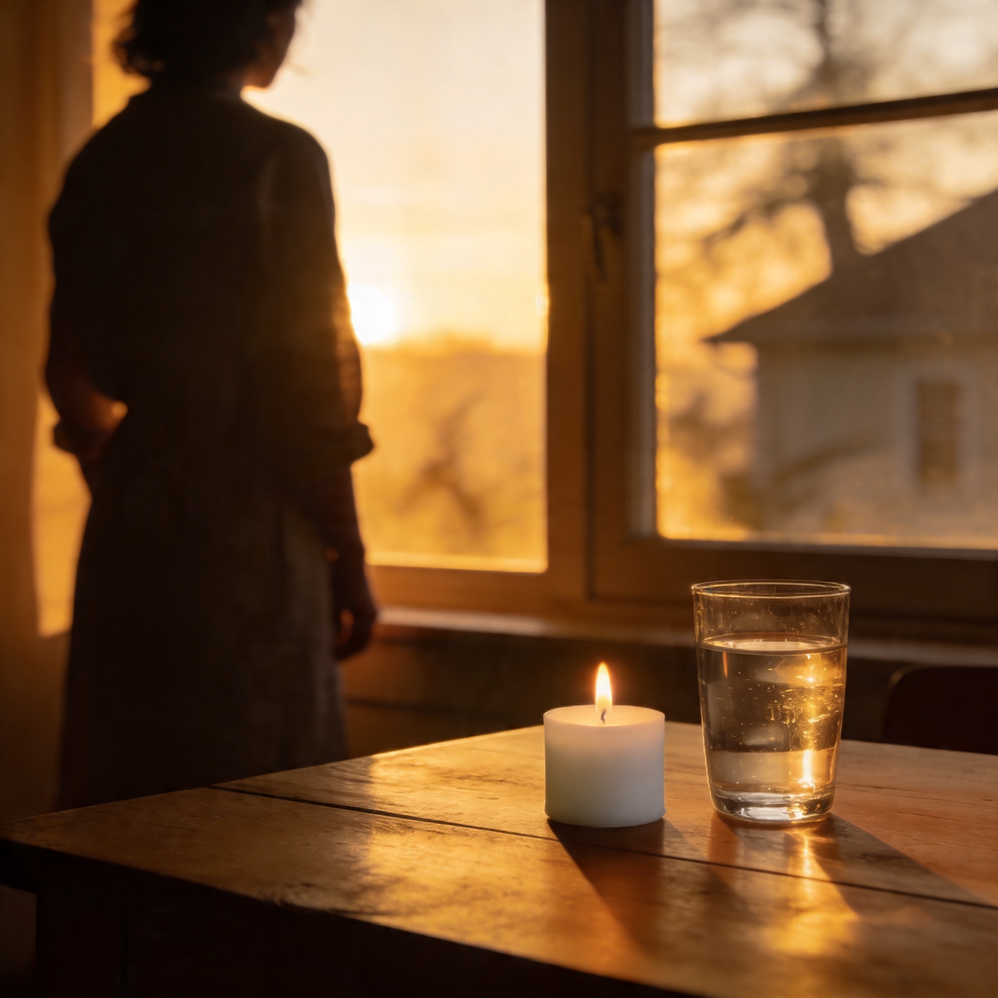 A peaceful protected home at dawn symbolizing the results of sacred Psalm prayer—spiritual safety, clarity, blessing, and divine protection through focused devotional practice.