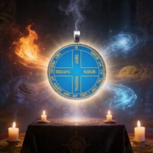 The Sixth Pentacle of Jupiter Solomonic talisman of preservation and protection from earthly dangers