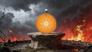 The Seventh Pentacle of Mars displayed as a Solomonic talisman of hostile collapse, storm-like judgment, and structural disruption