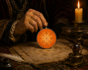 Authority-oriented planetary pentacles used for confidence, persuasion, and strategic social presence