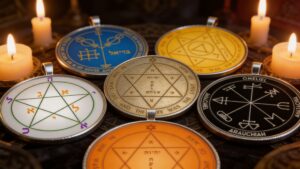 Planetary pentacle combination for leadership, legitimacy, responsibility, strategic judgment, and professional authority